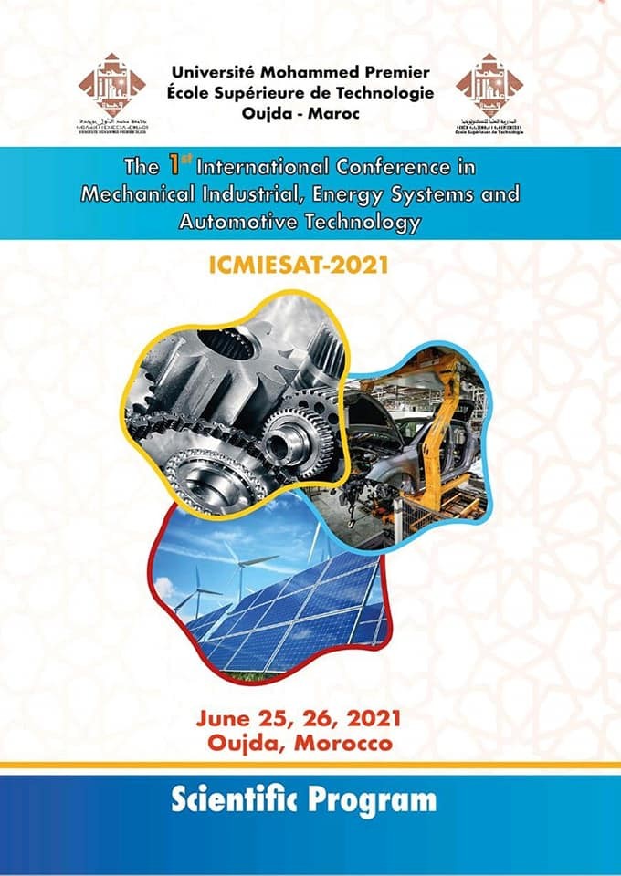 The 1st International Conference in Mechanical Industrial, Energy Systems and Automotive Technology